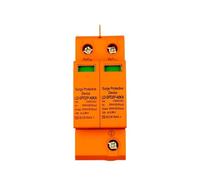 Protector contra sobretensiones doméstico SPD de 2 polos, 500 V/1000 V, 20-40 kA, homologado CE. Dispositivo de protección contra rayos for carril DIN.(500VDC)