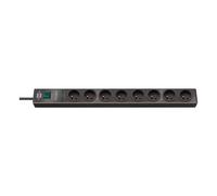 Protector contra sobretensiones Hugo 2m Multi-Socket con 8 tomas universales