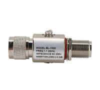 Protector contra sobretensiones, pararrayos coaxial de banda completa, protección bidireccional N macho a N hembra, baja pérdida, diseño