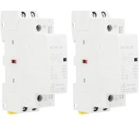 Protector contra Sobretensiones, Protección de Tensión Continua 25 A, 12 V/24 V, BCH8-25 2NO CC, Protección de Tensión Doméstica, Montaje en Carriles para Sistema de Control (2 Unidades de CC 24 V)