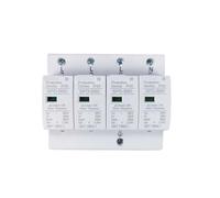 Protector contra sobretensiones SPD 1P 2P 3P 4P CA 385 V 20 KA 40 KA 65 KA 80 KA 100 KA El mini protector contra sobretensiones de CA protege contra sobretensiones transitorias.(3P,AC385V 30-65KA)