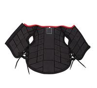 Protector Corporal para Montar a Caballo para Niños, Chaleco Ecuestre Ajustable, Diseño Cómodo y Absorbente de Golpes, Color Rojo (CS)
