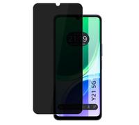 Protector Cristal Templado Completo 5D Antiespías para Vivo Y21 5G Vidrio