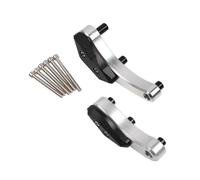 Protector Cubierta Del Deslizador Del Marco Del Estator Del Motor Motocicleta Protección Contra Caídas Almohadilla Choque Para S1000RR 2019-2023 Protectores colisión(Plata)