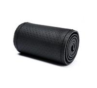 Protector Cubierta Rueda Adecuada para Volantes 14 Pulgadas Puede Coser Usted Mismo Coche Universal Transpirable Auto Cubierta(Gris,Hole)