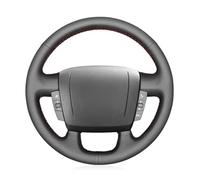 Protector Cubierta Volante automóvil para Fiat para Ducato 2006 2007 2008 2009 2010 2011 2012 2013 2014 2015 2016 2017 2018 2019 DIY Protector para Volante de Coche(Black Thread)