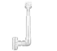 Protector de aceite para acuario, acrílico -Slick con cesta de tubo flotante, filtro de proteína de superficie, accesorio para limpiar tanques de agua y gestión de filtración de plantas acuáticas