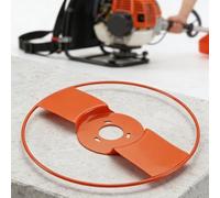 Protector de acero para desbrozadora y cortadora de césped diseñado para contener desechos y protección mecánica en condiciones de patio demasiado grande (325 mm)