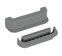 Protector de agarre de silicona resistente al calor para freidora de aire caliente, funda de mango antideslizante apta para CrispiCrispi Pro Glass Air Fryer y recipiente de cristal Cleancrisp de 2,5/4