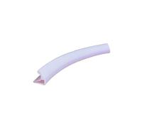 Protector de agua de ducha plegable de 1 m, barrera de protección contra salpicaduras para fregadero de cocina, suelo, bandeja de ducha de baño (blanco, 3 cm de alto x 2 cm de ancho)