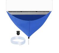 Protector de Aire Acondicionado,Cubre Lavado Split | Protector Acondicionador de Pared Doméstico con Manguera Agua 200 cm para Estudio Uso Diario Dormitorio Limpieza Hogar Cocina Salón