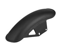 Protector de Aleta de Barro, Guardabarros Delantero para Motocicleta, Cubierta de Guardabarros de Carenado de Metal, Guardabarros Delantero de Motocicleta para GN125 GN250 Cromado(negro)