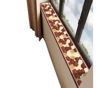 Protector de alféizar de ventana, cubierta estrecha a prueba de polvo, resistente a los arañazos y personalizable para dormitorio, balcón, bahía, fácil de cortar e instalar