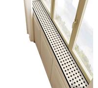 Protector de alféizar de ventana, cubierta estrecha a prueba de polvo, resistente a los arañazos y personalizable para dormitorio, balcón, bahía, fácil de cortar e instalar