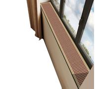 Protector de alféizar de ventana, cubierta estrecha a prueba de polvo, resistente a los arañazos y personalizable para dormitorio, balcón, bahía, fácil de cortar e instalar