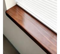 Protector de Alféizar Madera Impermeable Protector Alféizar Para Mascotas Cortable Cubierta Repisa Antimordidas Ideal Para Decorar Balcones Baños Cocinas Fácil Instalar(Brown,40x30cm)