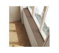 Protector De Alféizar Ventana, Cojín Antideslizante for, Almohadilla Estrecha for, for Colocar Plantas Y Vasos Agua(Brown,150 x 15 cm (Rectangular))