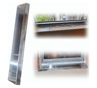 Protector de AlféIzar Ventana, Moldura lisa for alféizar de ventana en balcón de dormitorio, tablero de extensión de ventana recortable(150x18cm(59x7in))