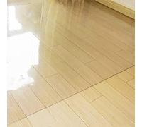 Protector de alfombra de vinilo transparente para suelos de madera dura, tapete de plástico impermeable para pasillos y áreas, cortable, transparente, 1,5/2 mm de grosor, 2 x 3 m