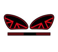 Protector De Almohadilla Depósito para Motocicleta para Triumph Scrambler 1200, Pegatinas Adhesivas Cuero Esmaltadas, Accesorios