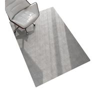 Protector de Almohadilla protección for Silla Ordenador Oficina, Alfombra tablón Suelo Duro para Suelos(Light Grey,900MMx1200MM)