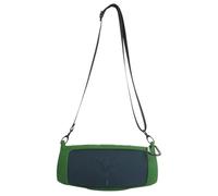 Protector de altavoz de silicona verde para altavoz Bluetooth JBL Charge 5, funda de transporte de viaje con correa para el hombro y gancho de mosquetón