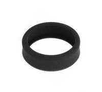 Protector de anillo de silicona para Samsung Galaxy Ring, cubierta flexible antiarañazos con agarre antideslizante, ajuste delgado para tamaños S/M, para anillo inteligente (negro transparente) (S