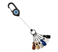 Protector de anzuelo de calamar, 6 herramientas de pesca portátiles, varios colores, para barco, kayak, muelle, lago, río, hombres, principiantes, pescadores, pescadores
