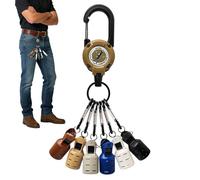 Protector de anzuelo de pesca - Juego de fundas para anzuelos de camarón con hebilla telescópica, colores surtidos, diseño ligero y duradero, kit de 6 piezas | Para agua salada barco de agua