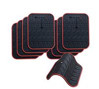 Protector de arañazos de coche para maletero de bicicleta, almohadillas de silicona antideslizantes anticolisión, antideslizante, accesorios para portabicicletas (paquete de 6)