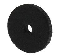 Protector de Arandela Fieltro para Platillo Hi Hat Instrumento de Percusión Negro