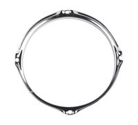 Protector de aro de tambor de aleación de zinc para tambores de 8, 10, 12, 14 pulgadas, anillo de metal de repuesto para mantener el rendimiento del tambor (8 pulgadas)