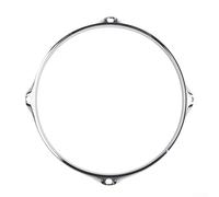 Protector de aro de tambor de aleación de zinc resistente para tambores de 10, 11, 12 pulgadas, anillo de aro de repuesto para mantener el sonido del tambor (10 pulgadas, 4 agujeros)