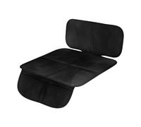 Protector de Asiento de Coche para Niños, Protectores de Asiento de Cuero para Asiento Infantil, Universal Cubreasiento Trasero para Sillas de Coche, Impermeable y Fácil de Limpiar, Negro