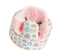 Protector de asiento de fácil instalación para asientos de bebé Bumbo, funda de silla de entrenamiento infantil, baby showers y fiestas, funda de asiento arcoíris
