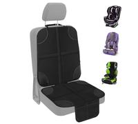 Protector de asiento infantil para automóvil, Protectores de asiento del asiento | Almohadilla para el asiento del automóvil con bolsillos de malla,Accesorios interiores automotrices que no son desliz