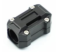 Protector de barra de choque para motocicleta, almohadilla anticolisión ABS negra para empuñaduras de manillar de 22 mm, 25 mm y 28 mm, se adapta a la mayoría de motocicletas