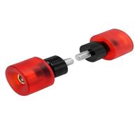 Protector de barra protectora de motocicleta for Harley Touring Street Glide Road King Electra Glide Softail Sportster XL: Parachoques de protección de motor anticaída rojos