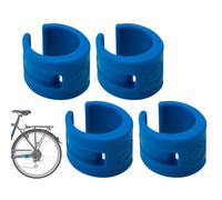 Protector de base de goma - Protector de cadena, conjunto de 4 protectores de marco | Cubierta de goma, protección de cadena de bicicleta con pegatina, accesorio de mejora de p