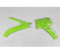 Protector de bastidor UFO para Kawasaki KX 125/250 (1994-1999), color verde