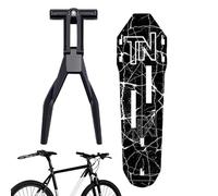 Protector de bicicleta de perfil ancho - Escudo de lodo ajustable, Neumático de liberación rápida | Cobertura completa engrosada y expandida, Panel de relajación del de neumáticos grasos de