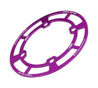 Protector de bielas para bicicleta de montaña 104BCD con acabado resistente al aceite y cuatro agujeros de montaje, apto para platos individuales 32T, 34T, 36T (rosa)