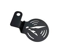 Protector de bocina de motocicleta con escudo ABS de fácil montaje, fácil mantenimiento, adecuado para paseos diarios, tours, decoración estética de bocina