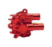 Protector de Bomba de Agua de refrigeración del radiador del Motor CNC Compatible con Motocicleta GTS GTV(Red)