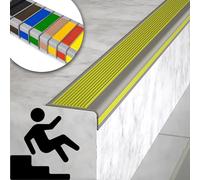 Protector de borde de escalera de goma antideslizante, flexible, autoadhesivo, protector de nariz, borde de esquina de seguridad, ignífugo, impermeable, protector de borde para escalones