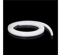 Protector de bordes for pecera de vidrio y chapa metálica, tira de sellado de canal en U de silicona blanca de 1/2/3/5 m(3X7X12MMX1METER)