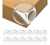 Protector de Bordes para bebé, 12 Unidades, Transparente, para Muebles, Seguridad Infantil, para Oficina, Cuna, Chimenea, Mesa Redonda