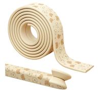 Protector de bordes para niños - Espuma de goma para bordes, 198 cm, borde de escritorio, protección acolchada - para chimenea, encimera, muebles, armarios, escaleras, salón, dormitorio, sala de