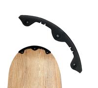 Protector de bordes - Tira anticolisión para snowboard | Tira multiusos anticolisión para snowboard | Protector de nariz negro | Perfecto para protector de bordes de patineta juvenil principiante