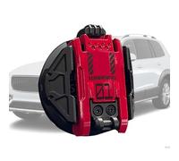 Protector de botón Start Stop - Decoración elegante para motor de arranque | Tapa metálica de botón pulsador | para vehículos automóviles, motocicletas, autocaravanas, camiones SUVs sedán y